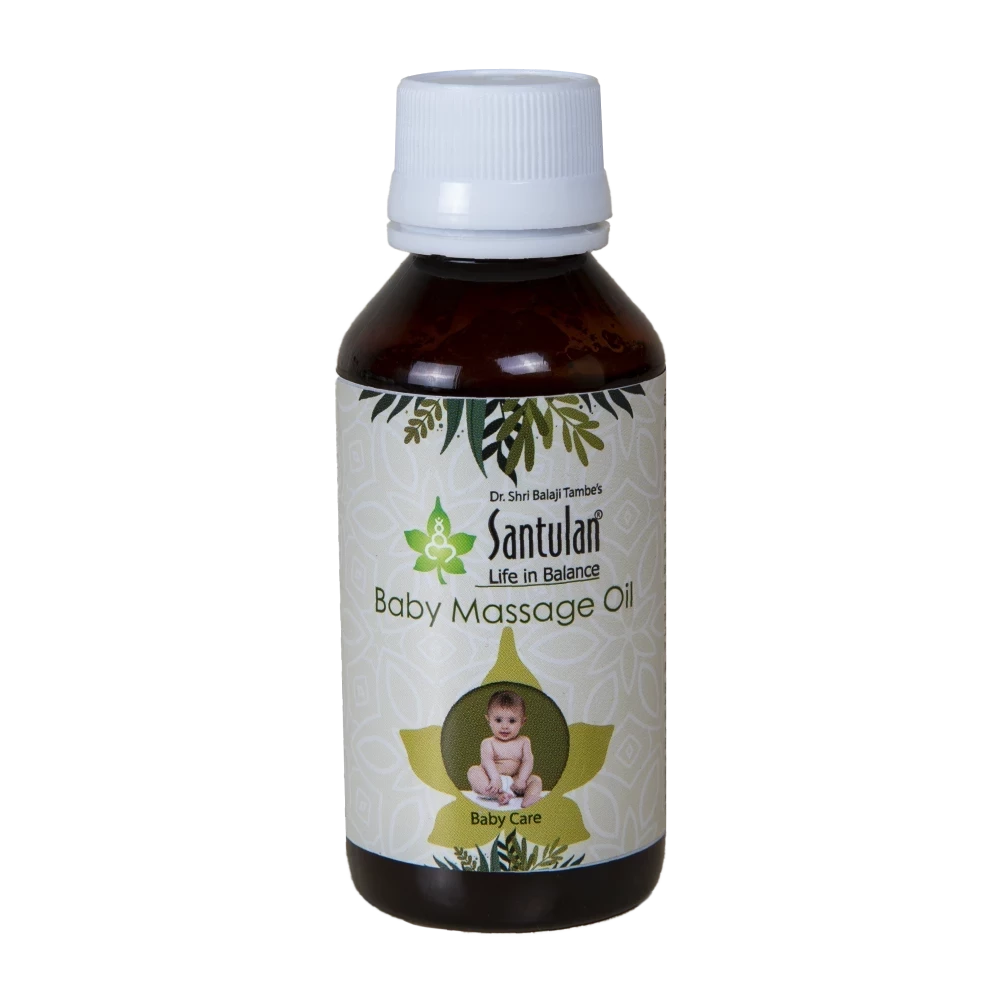 Santulan Ayurveda Baby Massage Oil, 200 ml-1.webp